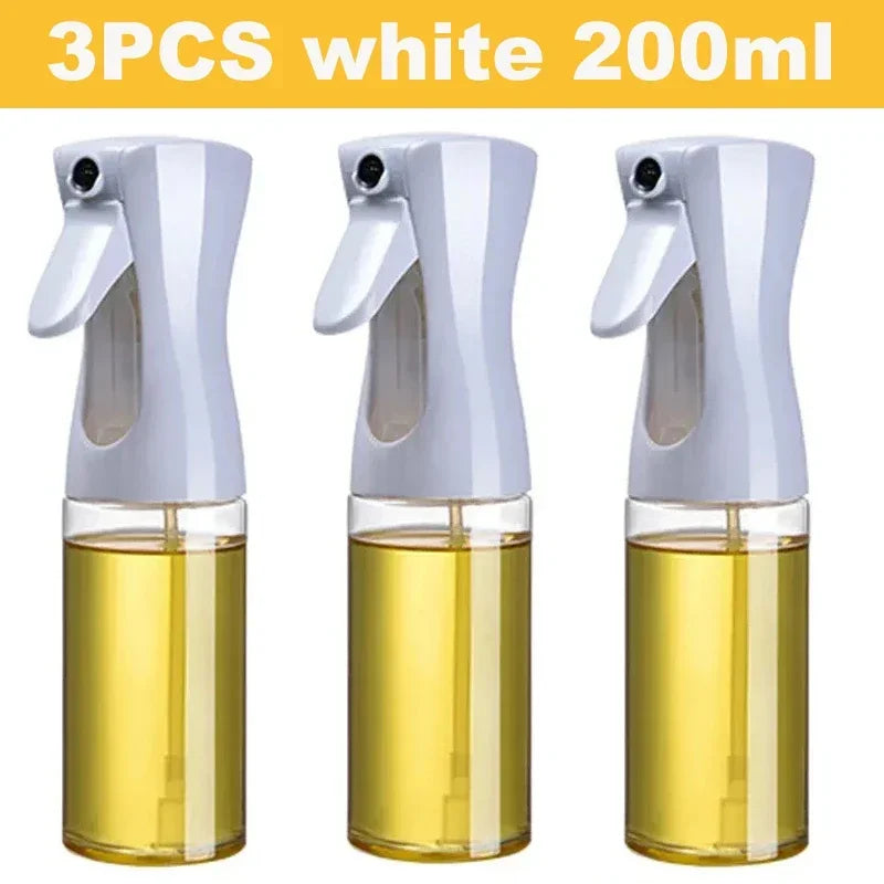 Frasco Spray de Óleo 200/300/500ml — Azeite, Vinagre e Molho de Soja | Cozinha, Churrasco e Air Fryer