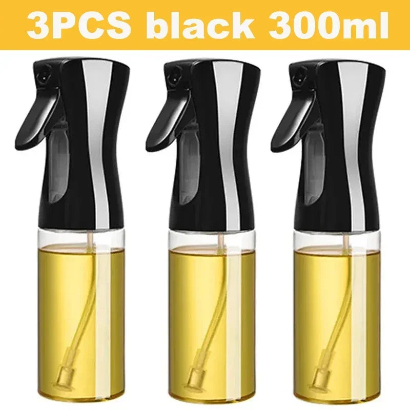 Frasco Spray de Óleo 200/300/500ml — Azeite, Vinagre e Molho de Soja | Cozinha, Churrasco e Air Fryer