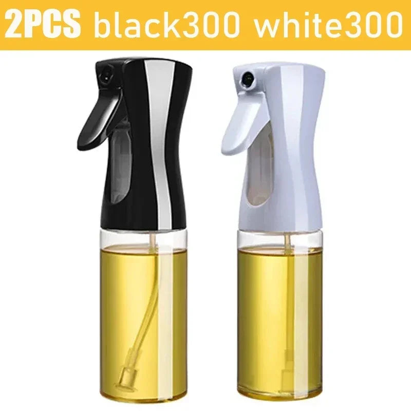 Frasco Spray de Óleo 200/300/500ml — Azeite, Vinagre e Molho de Soja | Cozinha, Churrasco e Air Fryer