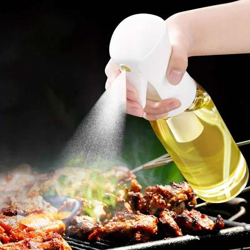 Frasco Spray de Óleo 200/300/500ml — Azeite, Vinagre e Molho de Soja | Cozinha, Churrasco e Air Fryer
